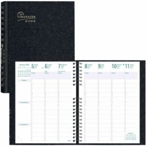 Blueline Timanager Appointment Book/Planner  Black