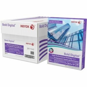 Xerox Bold Digital Printing Paper - 98 Brightness - 92 Opacity - Tabloid - 279.40 mm x 431.80 mm - 10886.22 g Basis Weight - 90 g Grammage - Smooth - ColorLok Technology Acid-free Printable - White - 2500 Sheets - 500 Sheets per Ream - 2500 / Carton
